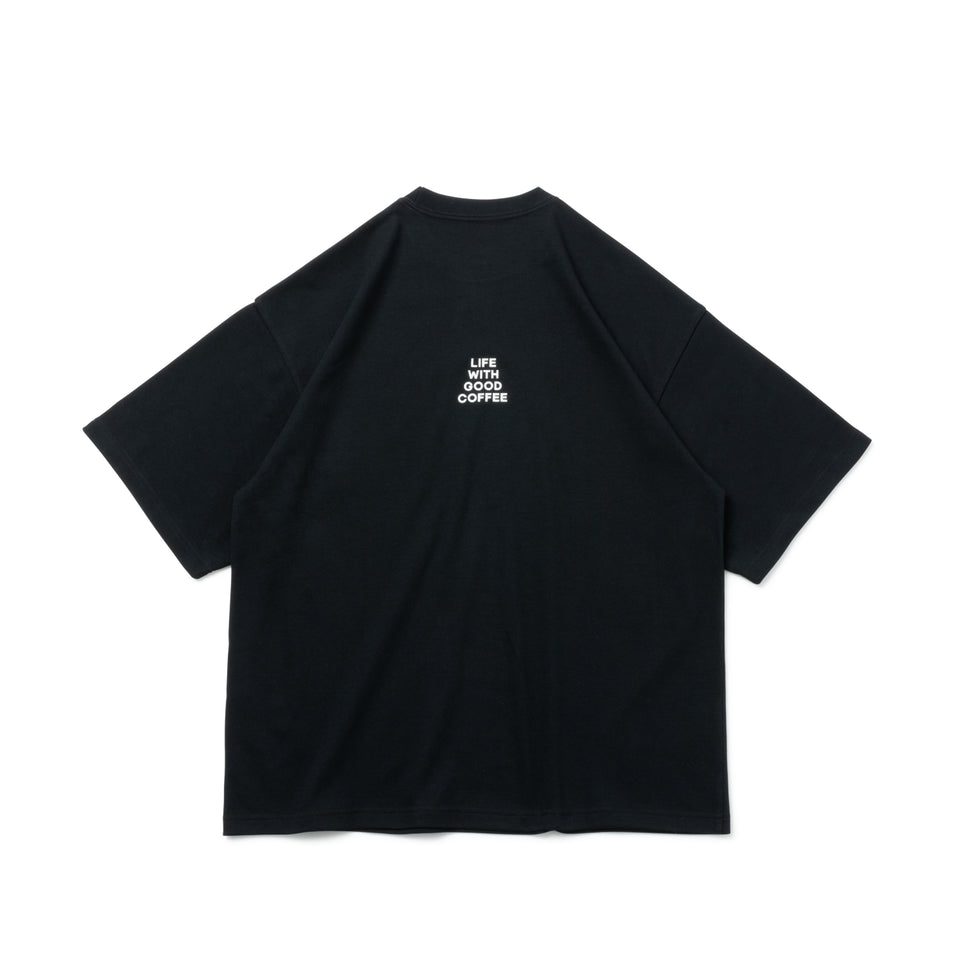 半袖 オーバーサイズド パフォーマンス Tシャツ NO COFFEE SS24 ブラック