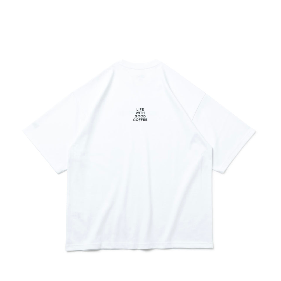 半袖 オーバーサイズド パフォーマンス Tシャツ NO COFFEE SS24 ホワイト