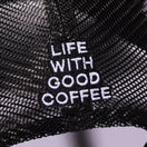 9FORTY A-Frame トラッカー NO COFFEE SS24 ブラック