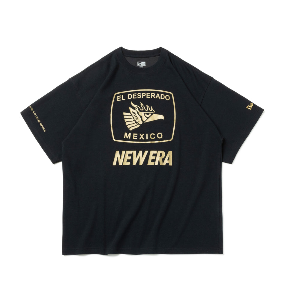 半袖 オーバーサイズド パフォーマンス Tシャツ 新日本プロレス エル・デスペラード ブラック