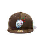 59FIFTY COOKIE ボールフィンガーロゴ ウォルナット / モス