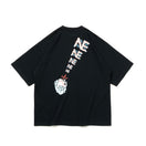 半袖 オーバーサイズド パフォーマンス Tシャツ COOKIE ボールフィンガー NEロゴ ブラック