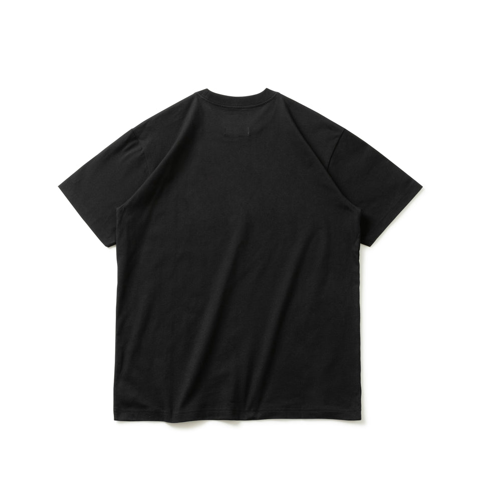 半袖 コットン Tシャツ Yohji Yamamoto SS23 ボックスロゴ ブラック レギュラーフィット