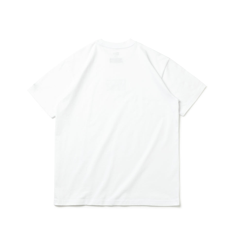 半袖 コットン Tシャツ Yohji Yamamoto SS23 ボックスロゴ ホワイト レギュラーフィット