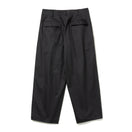 サイドテープパンツ Yohji Yamamoto FW23 シグネチャーロゴ ブラック