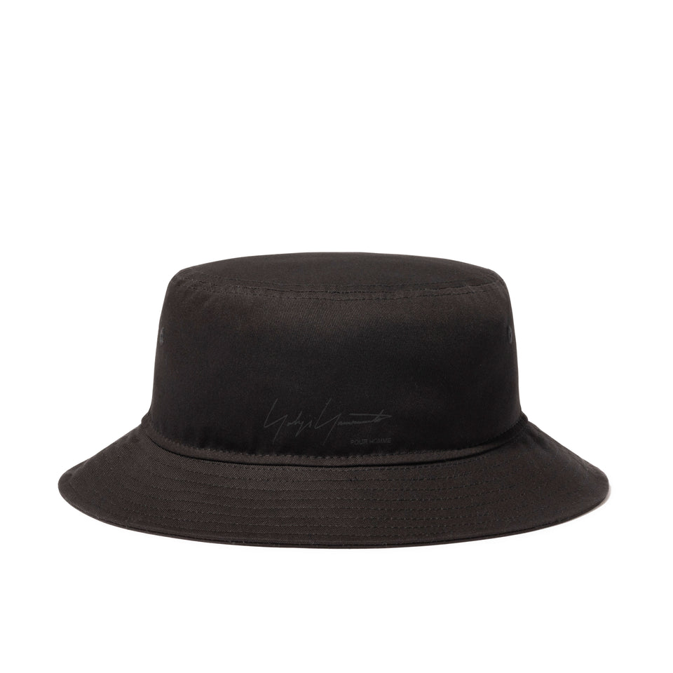 バケット01 Yohji Yamamoto SS23 ボックスロゴ ブラック