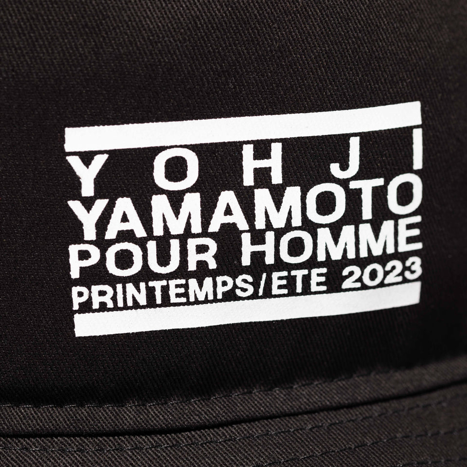 バケット01 Yohji Yamamoto SS23 ボックスロゴ ブラック
