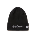 コットン ベーシック カフニット Yohji Yamamoto FW23 シグネチャーロゴ ブラック