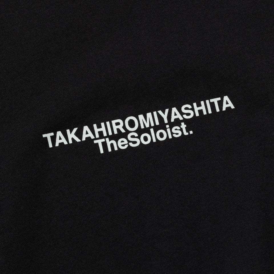 半袖 コットン Tシャツ TAKAHIROMIYASHITATheSoloist. SS24 ブラック レギュラーフィット