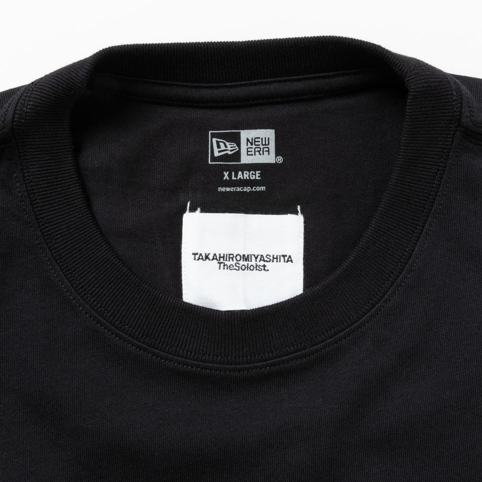 半袖 コットン Tシャツ TAKAHIROMIYASHITATheSoloist. SS24 ブラック レギュラーフィット
