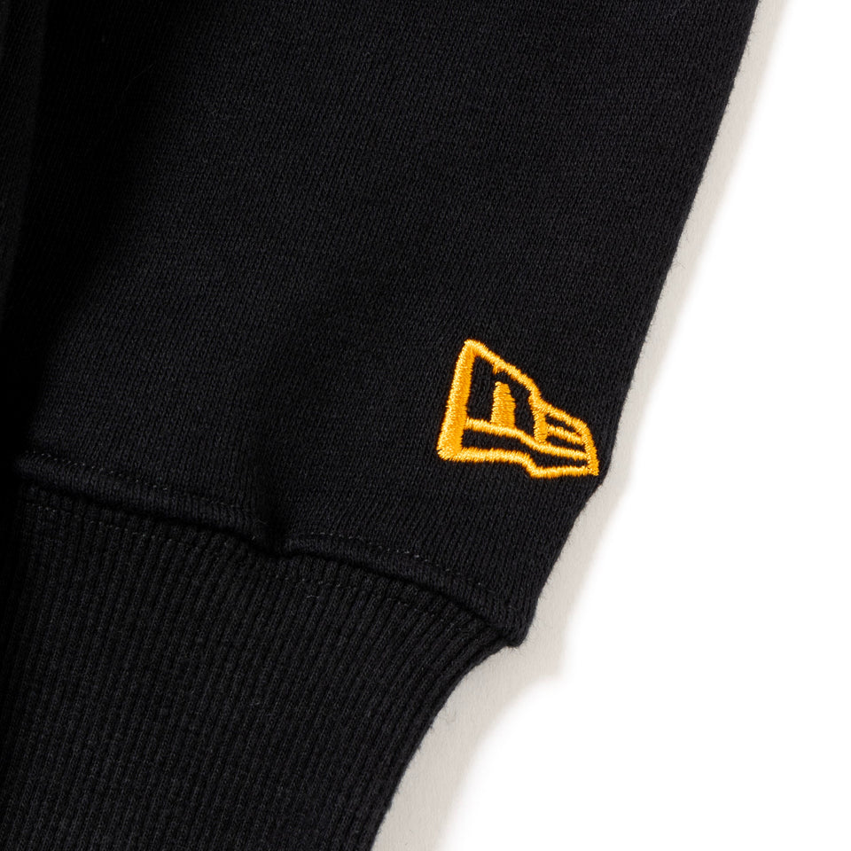 裏毛 スウェット プルオーバーフーディー TAKAHIROMIYASHITATheSoloist. x Yomiuri Giants ブラック × オレンジ