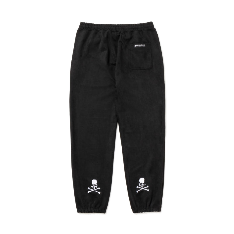 スウェットパンツ mastermind JAPAN マスターマインド・ジャパン FW24 ポリスウェード ブラック