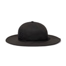 フィッテド ロングブリムハット Y's FW24 ブラック × ブラック