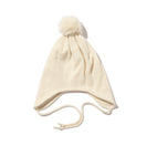 ポンポンニット イヤーフラップ Ear Flap Y's FW24 ストーン