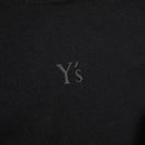 半袖 コットン Tシャツ Y's FW24 ブラック レギュラーフィット