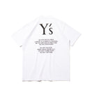 半袖 コットン Tシャツ Y's FW24 ホワイト レギュラーフィット