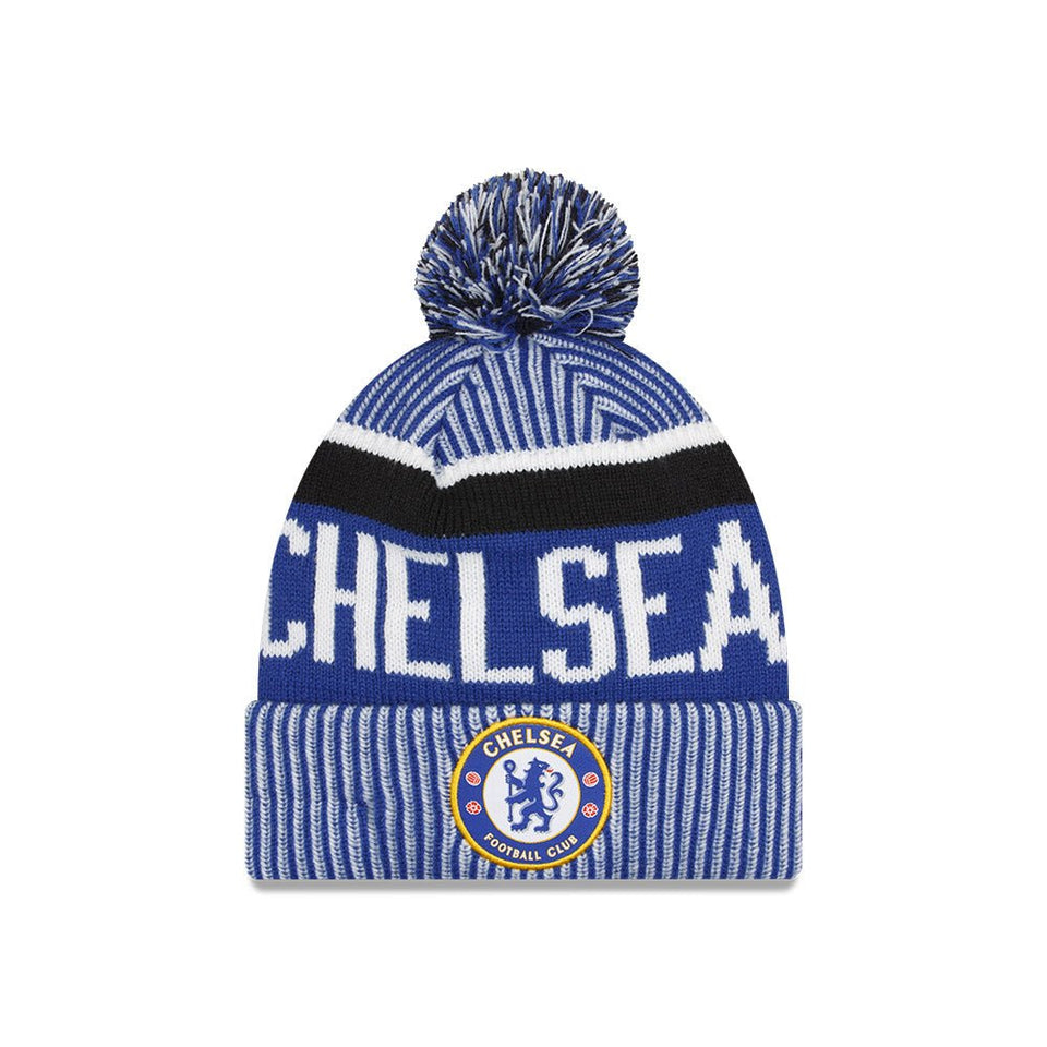 ポンポンニット Europa Football Team チェルシー FC ブルー / ホワイト - 13772347-OSFM | NEW ERA ニューエラ公式オンラインストア