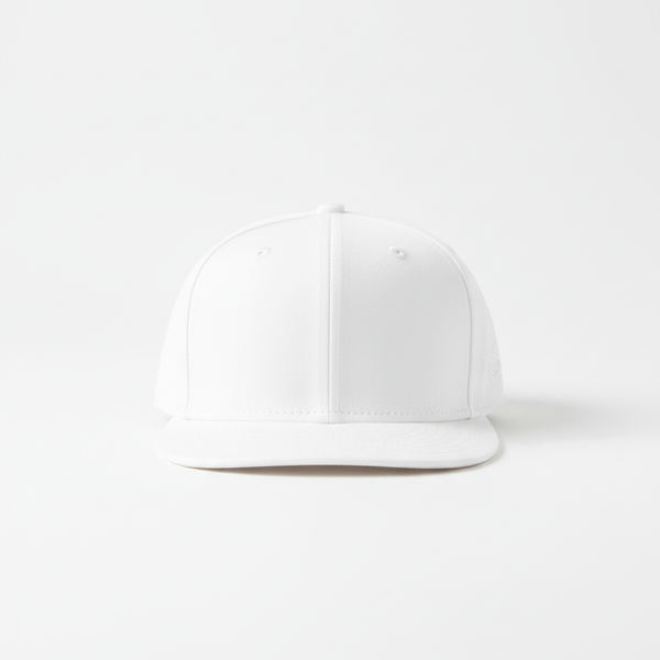 HIDE TEST Snapback Cap - White