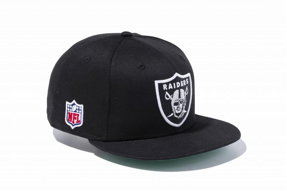 9FIFTY オークランド・レイダースシールドロゴ ブラック × ホワイト