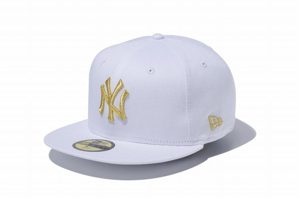 59FIFTY ニューヨーク・ヤンキース ホワイト × ゴールド