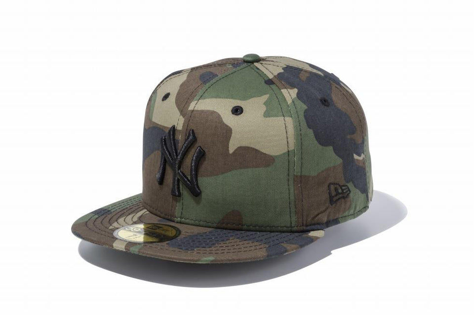 59FIFTY ニューヨーク・ヤンキース ウッドランドカモ × ブラック