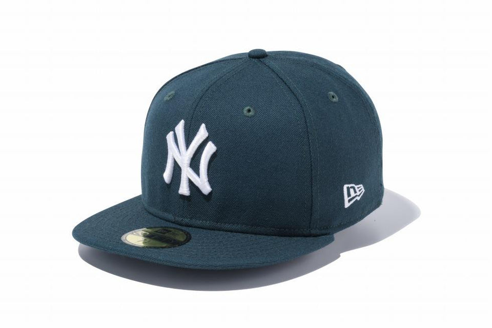 59FIFTY MLB ニューヨーク・ヤンキース ダークグリーン × ホワイト