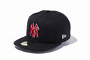 59FIFTY MLB ニューヨーク・ヤンキース ブラック × レッド ホワイトアウトライン
