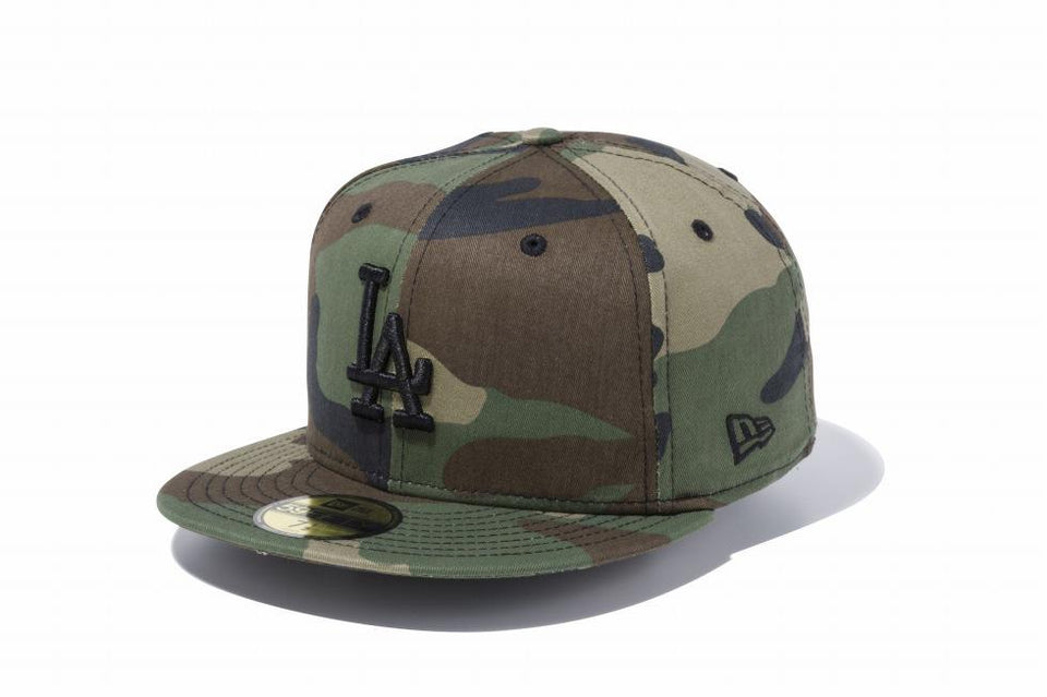 59FIFTY ロサンゼルス・ドジャース ウッドランドカモ × ブラック