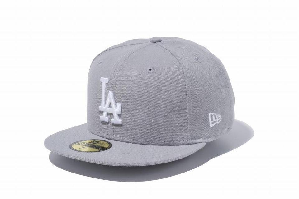 59FIFTY ロサンゼルス・ドジャース グレー × ホワイト
