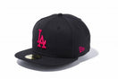 59FIFTY MLB ロサンゼルス・ドジャース ブラック × ストロベリー