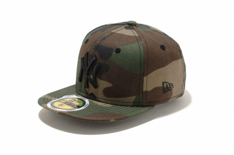 Kid's 59FIFTY ニューヨーク・ヤンキース ウッドランドカモ × ブラック
