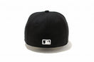 Kid's 59FIFTY UNDERVISOR ニューヨーク・ヤンキース ブラック × ホワイト BROOKLYN