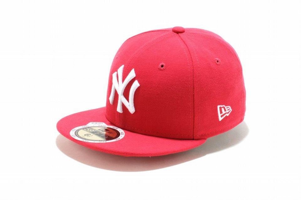 Kid's 59FIFTY ニューヨーク・ヤンキース ブライトローズ × ホワイト