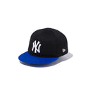 My 1st 9FIFTY ニューヨーク・ヤンキース ブラック × ホワイト ブライトロイヤルバイザー