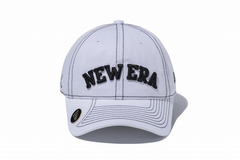 【ゴルフ】 9TWENTY On Par クロスストラップ コットン NEW ERA ホワイト × ブラック