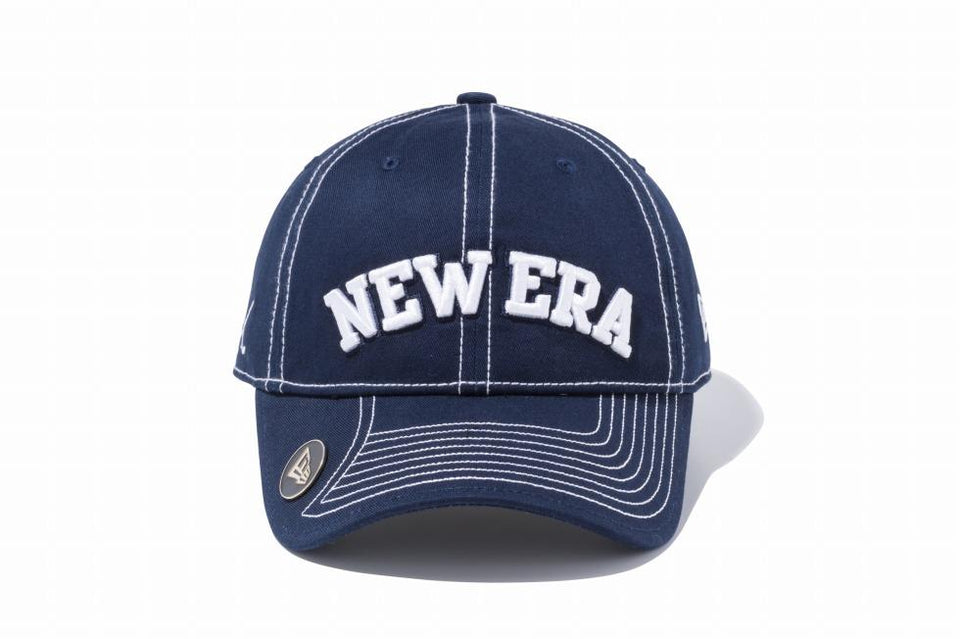 【ゴルフ】 9TWENTY On Par クロスストラップ コットン NEW ERA ネイビー × ホワイト