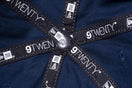 【ゴルフ】 9TWENTY On Par クロスストラップ コットン NEW ERA ネイビー × ホワイト