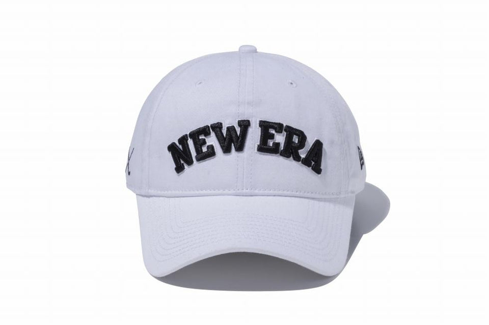 【ゴルフ】 9TWENTY クロスストラップ コットン NEW ERA ホワイト × ブラック