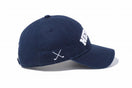 【ゴルフ】 9TWENTY クロスストラップ コットン NEW ERA ネイビー × ホワイト