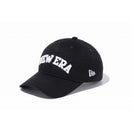 【ゴルフ】 9TWENTY クロスストラップ コットン NEW ERA ブラック × ホワイト