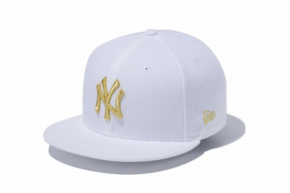 9FIFTY ニューヨーク・ヤンキース ホワイト × ゴールド