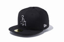 59FIFTY MLB ロサンゼルス・ドジャース ブラック × ブラック ホワイトアウトライン