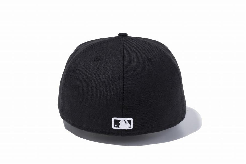 59FIFTY MLB ロサンゼルス・ドジャース ブラック × ブラック ホワイトアウトライン