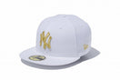 Kid's 59FIFTY ニューヨーク・ヤンキース ホワイト × ゴールド