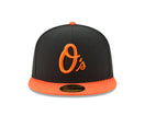 59FIFTY MLBオンフィールド ボルティモア・オリオールズ オルタネイト