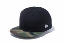 9FIFTY ベーシック ブラック ホワイトフラッグ ウッドランドカモバイザー