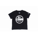 Child コットン Tシャツ バイザーステッカー ブラック × ホワイト