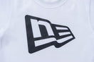 Child コットン Tシャツ フラッグロゴ ホワイト × ブラック
