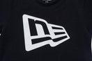 Child コットン Tシャツ フラッグロゴ ブラック × ホワイト