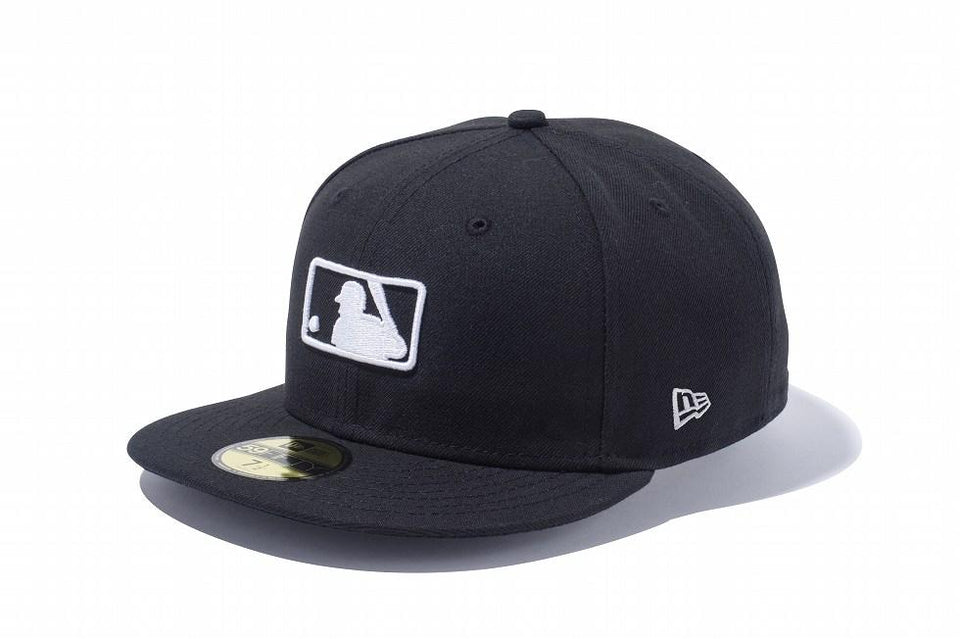 59FIFTY MLBロゴ ブラック × ホワイト